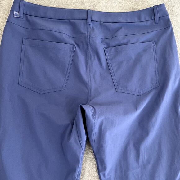 Lululemon Comission Pants Men's 38 Blue Golf Performance Preppy - Picture 6 of 11
